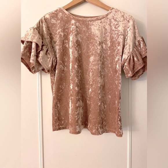 Mossimo crushed velvet T-shirt - Picture 2 of 4